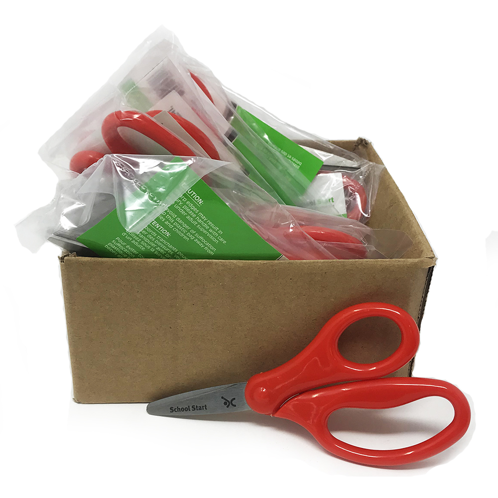 School Start 5" Pointed Scissors (12 Pack)